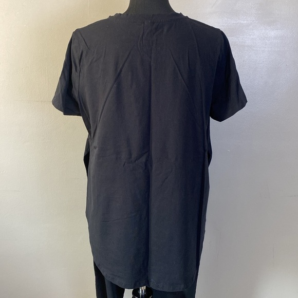 SHEIN 2 Pc Black Cotton Stretch Tee & Pants Sz XL NWOT - Picture 4 of 7